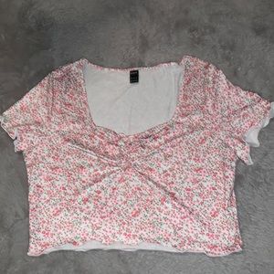 Flowery Crop top